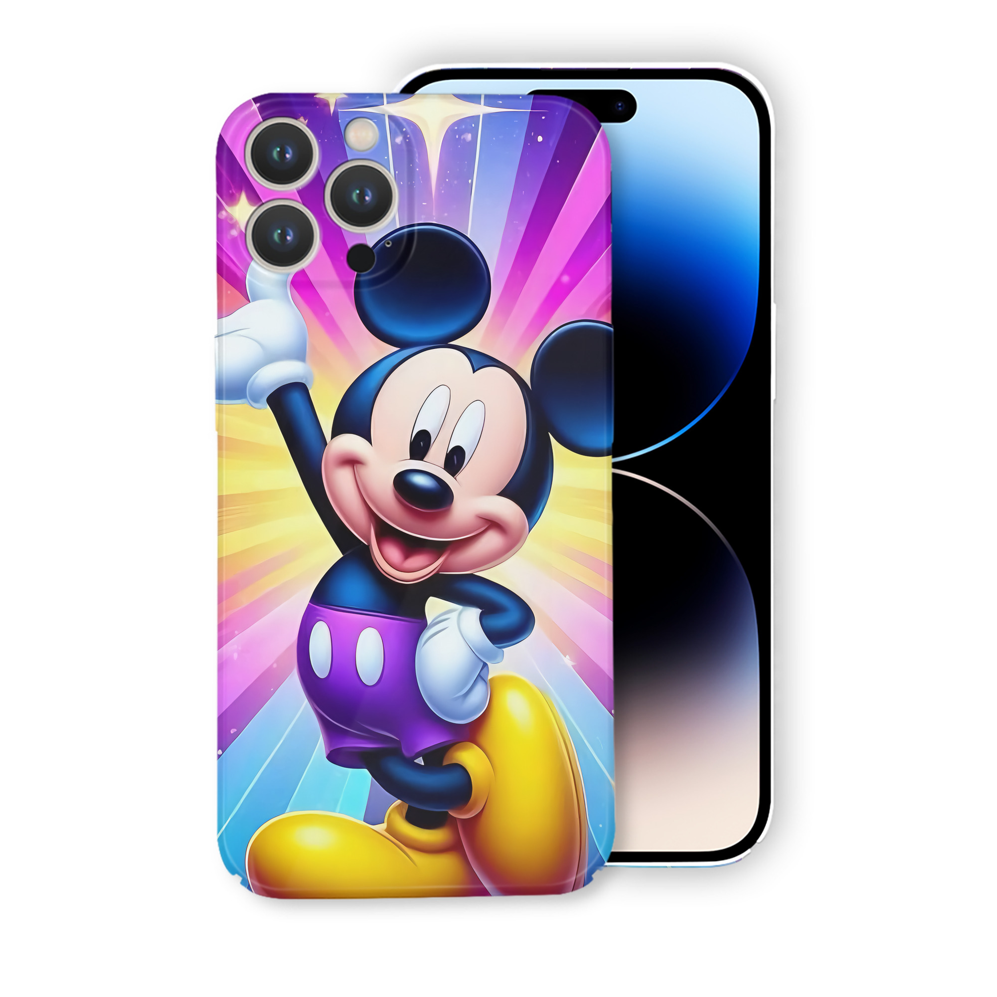 （画像用） ミッキーマウス Mickey Mouse 【iPhone 14シリーズ対応】ハードケース